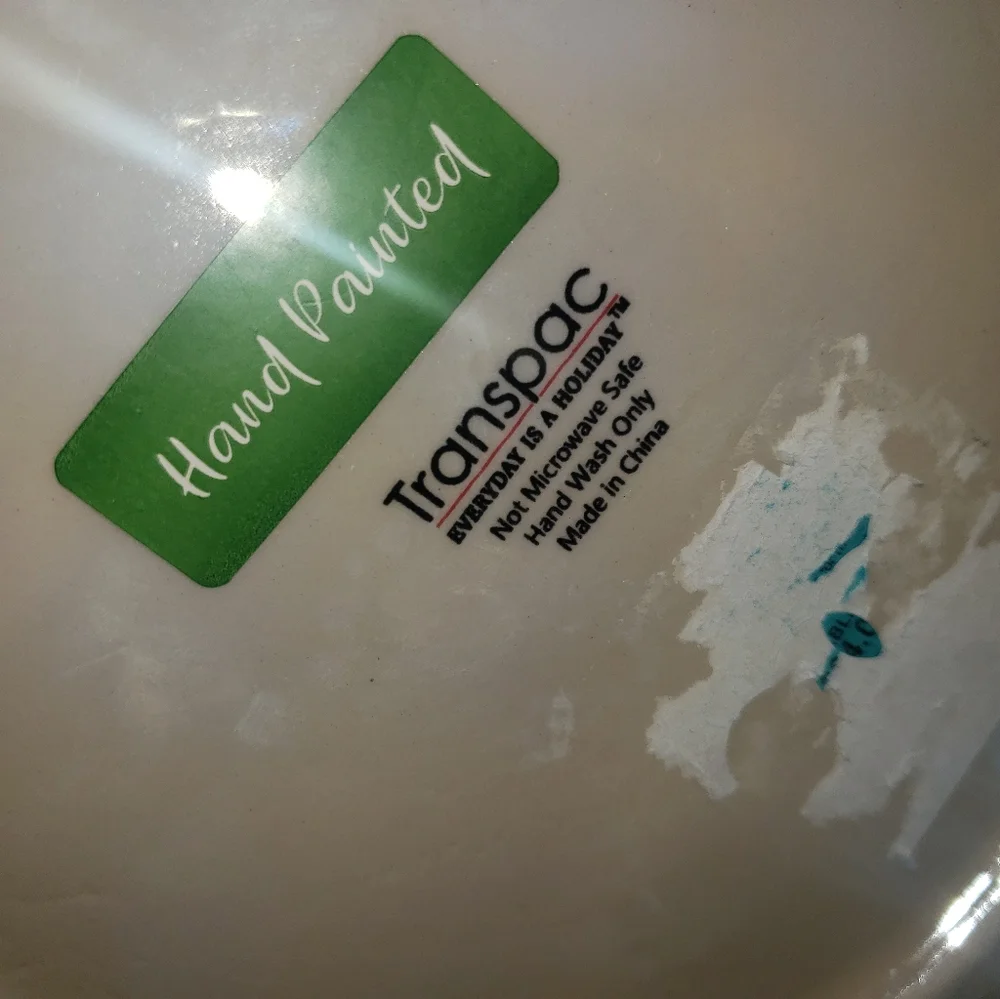 Transpac iridescent Christmas tree Cookie Jar